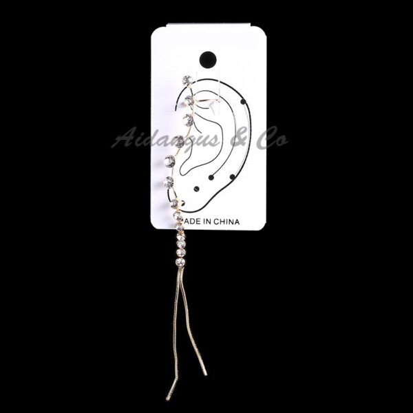 Single Crystal Ear Cuff
