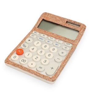 Rose Gold Bling Desktop Calculator
