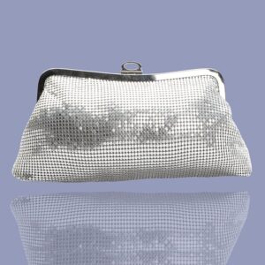 Silver Millie Dazzling Clutch