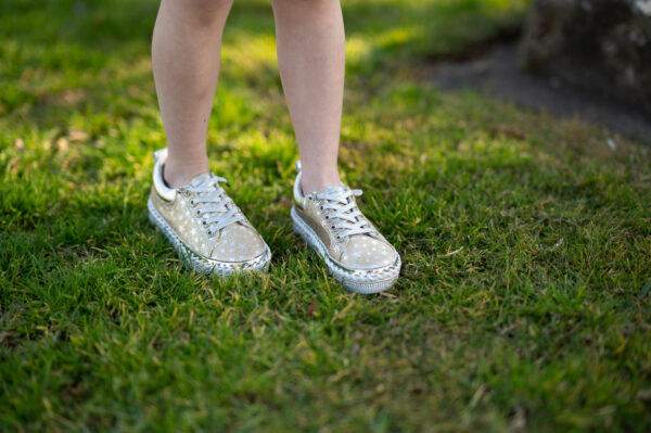 Kids Silver Twinkle Sneakers - Image 2