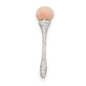 Lav-Ish Single Makeup Brush with Clear Crystal