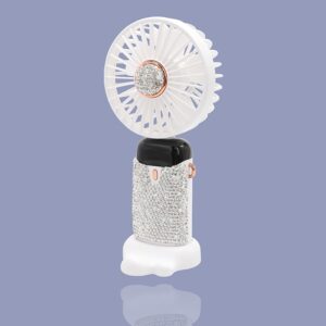 White Portable Electric Fan