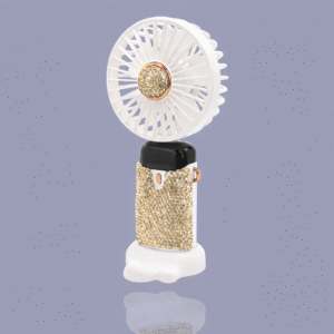 Gold Portable Electric Fan