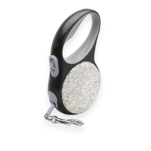 Silver Bling Retractable Leash