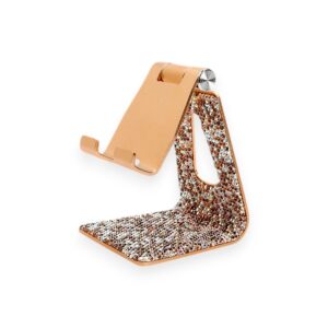 Gold Crystal Phone Holder