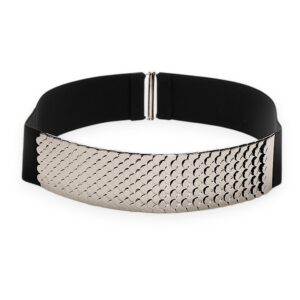 Silver Elastic Metal Belt 70cm