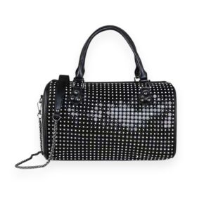 Black Aluminium Speedy Bag - 28cm