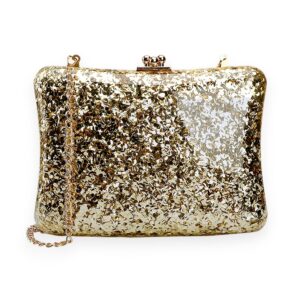 Gold Acrylic Clutch