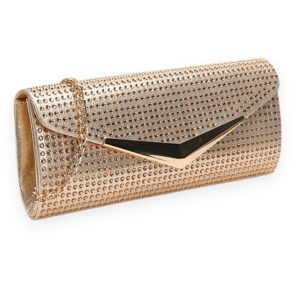 Gold Evening Clutch Bag
