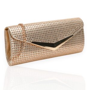 Gold Evening Clutch Bag