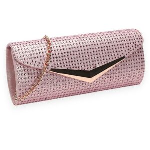 Pink Evening Clutch Bag