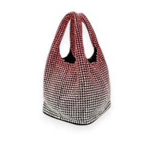 Loop Bag with Silver Chain Pink