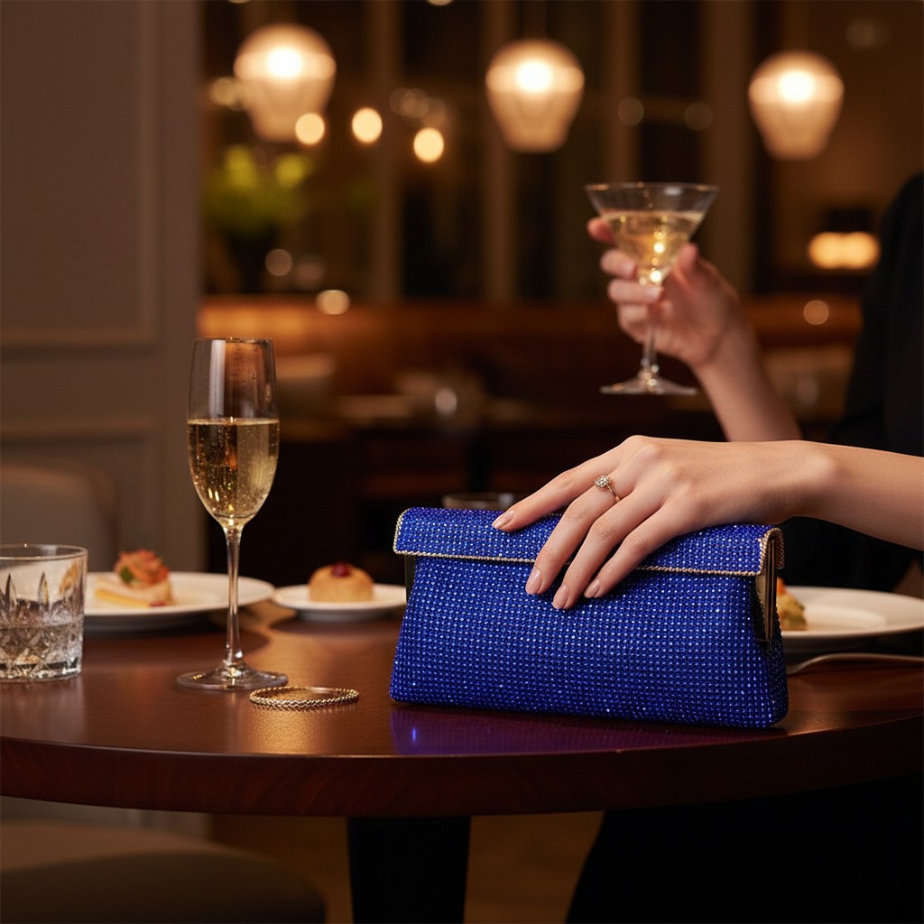 Blue Meira Clutch - Image 3