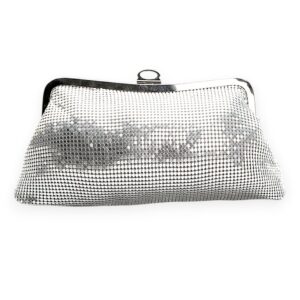 Silver Millie Dazzling Clutch