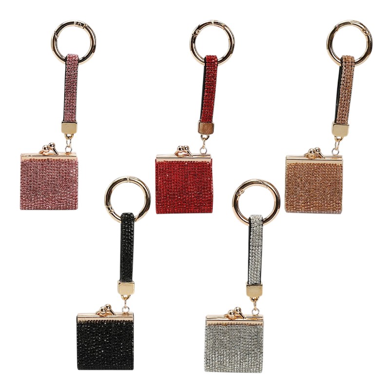 Pack of 5 Coin Purse Keyrings - Image 3