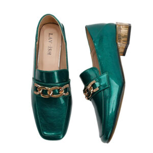 Emperor Patent PU Leather Emerald