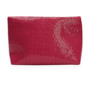 Aluminium Glomesh Fuchsia Pouch