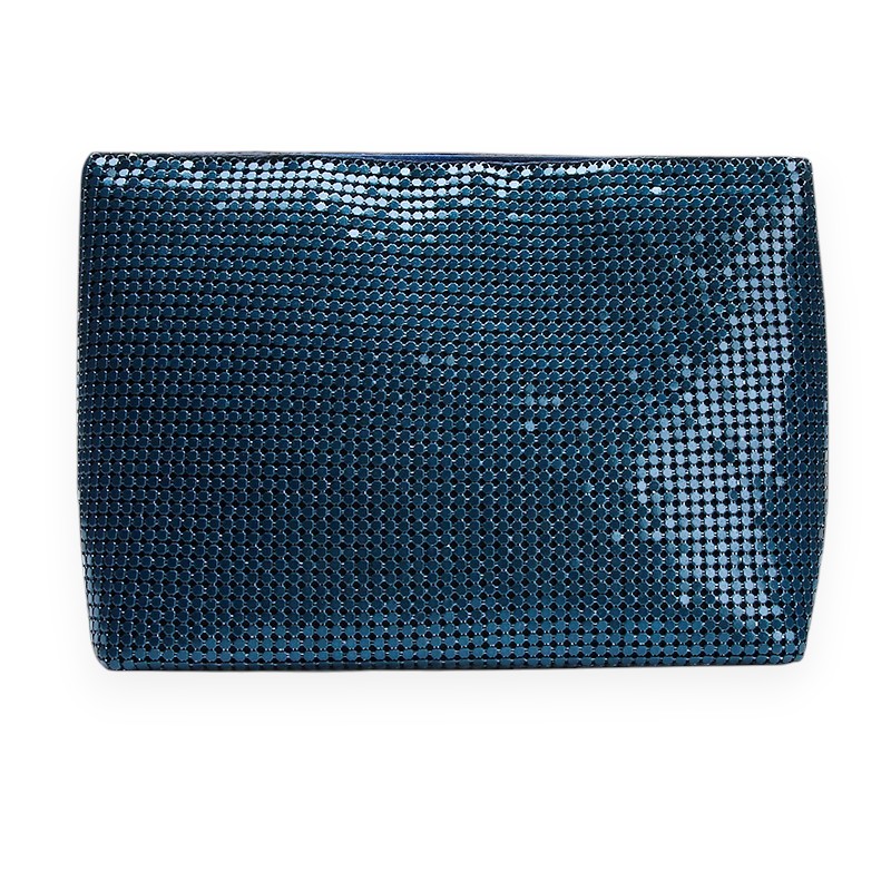 Aluminium Glomesh Blue Pouch