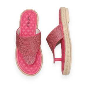 Hemp Rope Hot Pink Sandals