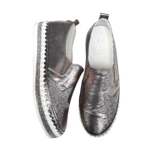 Sneakers with Bling Star Pewter