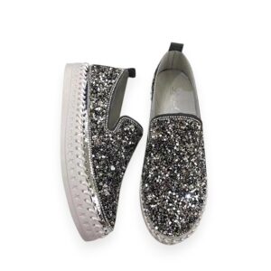 Sequin Princess Sneakers Grey