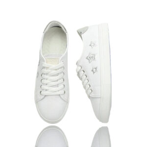Casual Embroidered Sneakers White