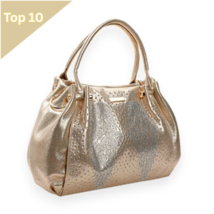 Gold Angel Wings Handle Bag