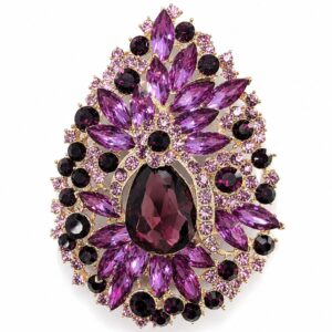 Fuchsia Brooch