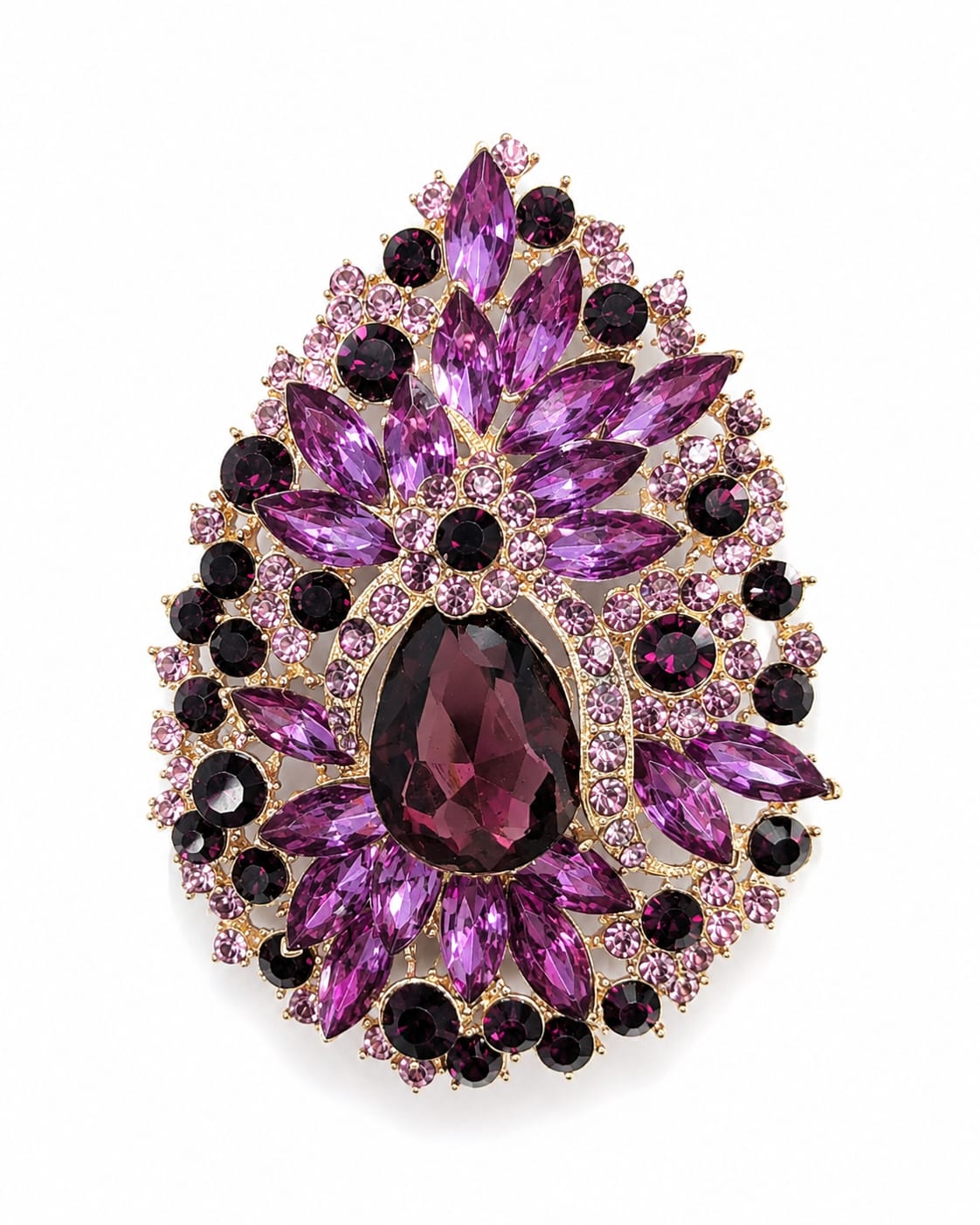 Fuchsia Brooch