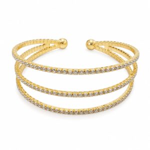 Gold Spring Bangle Bracel
