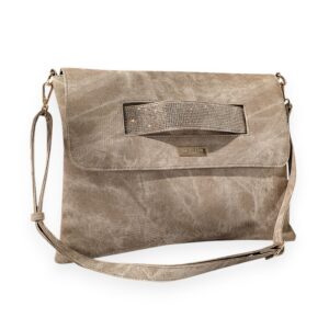 Iced Coffee Look Bling Crossbody Clutch