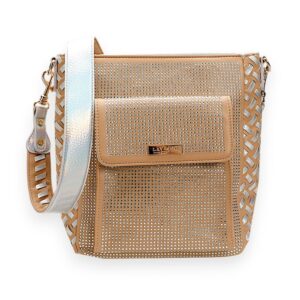 Beige Shoulder Messenger Bag