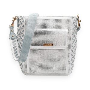 White Shoulder Messenger Bag