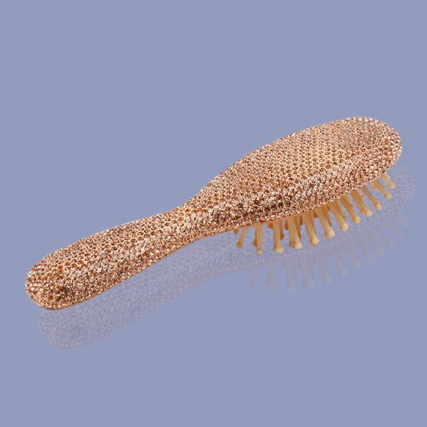 Bling Hair Brush Rose Gold 17cm