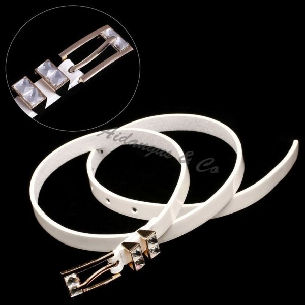 White Fashion Belt
