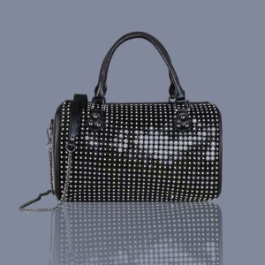 Black Aluminium Speedy Bag - 28cm