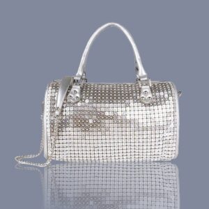 Silver Aluminium Speedy Bag - 28cm