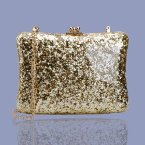 Gold Acrylic Clutch