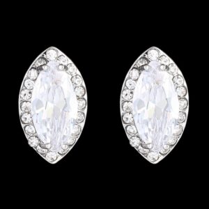 Zirconia Sparkle Stud Earrings