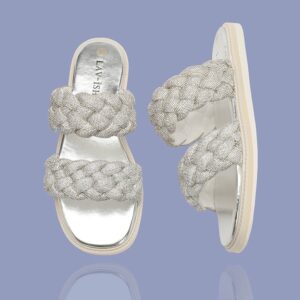 Silver Twisted Rope Sandal