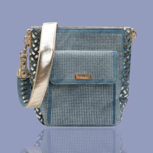Denim Shoulder Messenger Bag