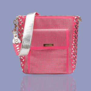 Pink Shoulder Messenger Bag