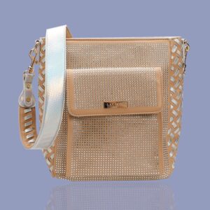 Beige Shoulder Messenger Bag