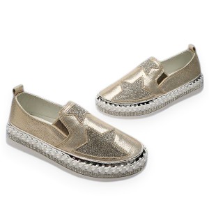 Kids Gold Star Sneakers