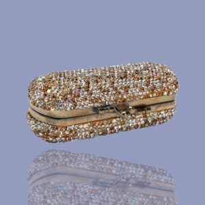 Gold Portable Lipstick Case