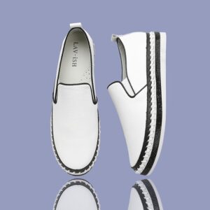 Classic Harper Slip on White
