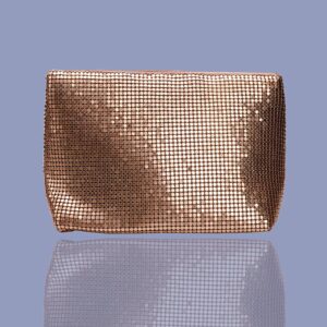Aluminium Glomesh Barbie Rose Gold Pouch