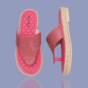 Hemp Rope Hot Pink Sandals