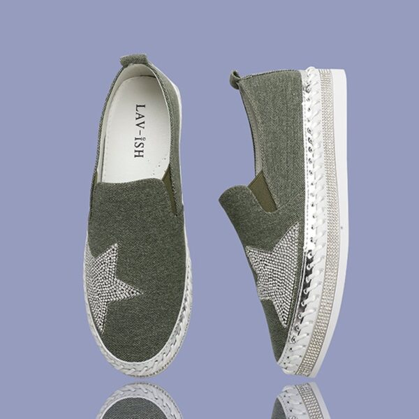 Sneakers with Bling Star Sage