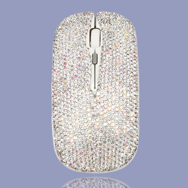 Clear Wireless Bluetooth Mouse.